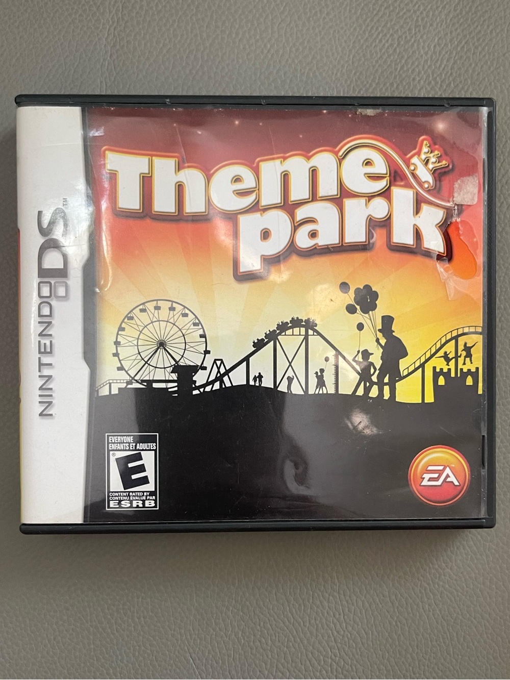 Theme Park Nintendo DS EA Game in Original Case